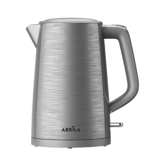 Hervidor de Agua Eléctrico TABACHIN Fabrilamp Gris/Plata 1.7L 2200W con base giratoria y tacto frío