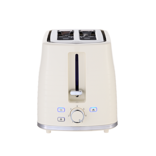 Tostador de pan BORRAJA 930W beis Fabrilamp / Abrila con 7 niveles de tostado