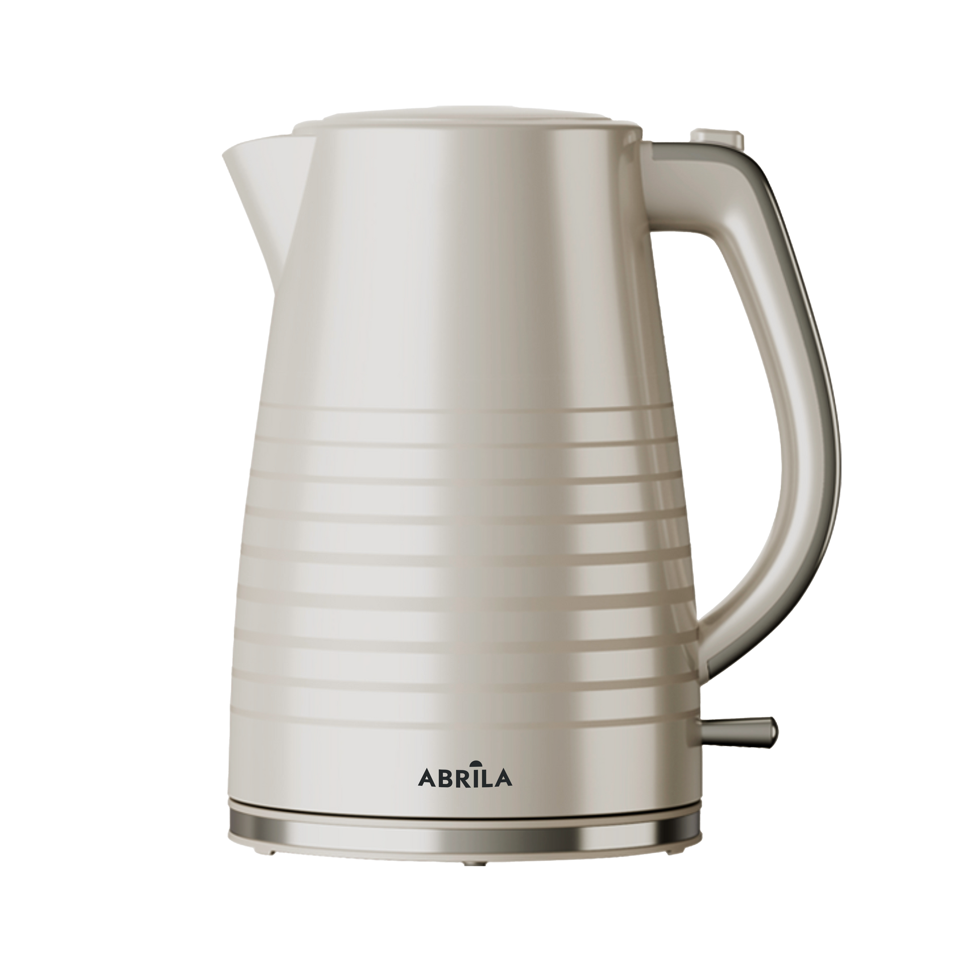 Hervidor de Agua Eléctrico BORRAJA Beis 1,7L 2200W Fabrilamp / Abrila con base giratoria y tacto frío