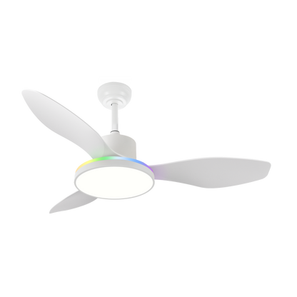 Ventilador de techo con aspas silencioso ideal para dormitorio