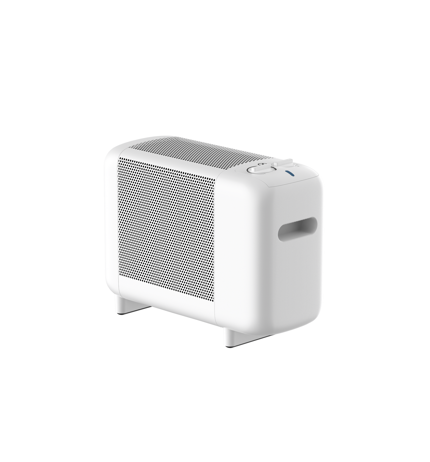 Radiador de Mica Pinsapo 600W Blanco Fabrilamp vista lateral