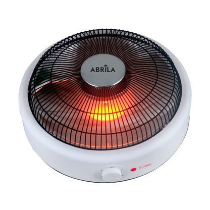 Brasero Eléctrico PERRY Fabrilamp Blanco/Negro con resistencia cerámica