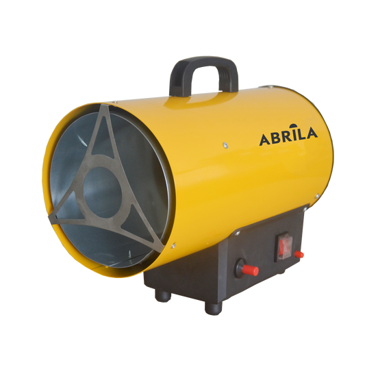 Cañón Calefactor MICRA Gas Propano 15KW Fabrilamp Amarillo/Negro