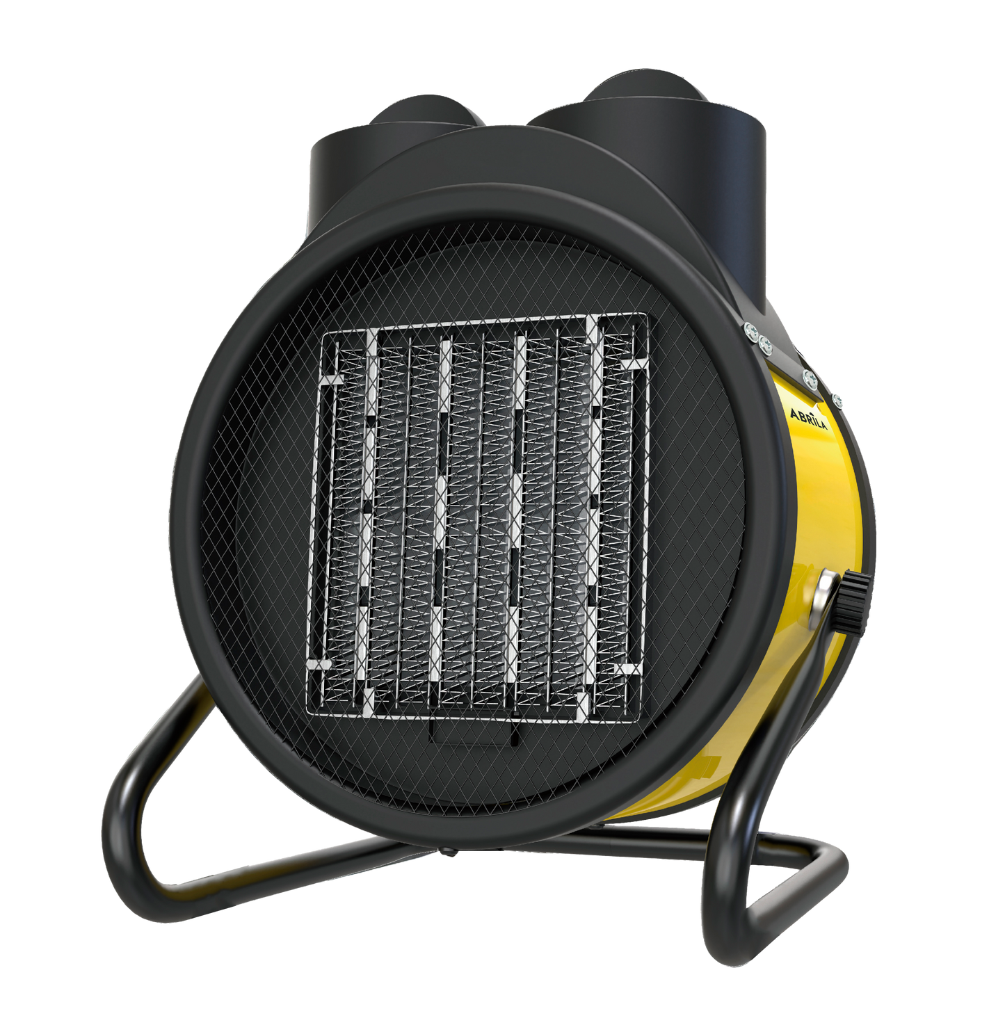 Termoventilador Cerámico Industrial DOVER Fabrilamp Amarillo 2000W con asa de transporte