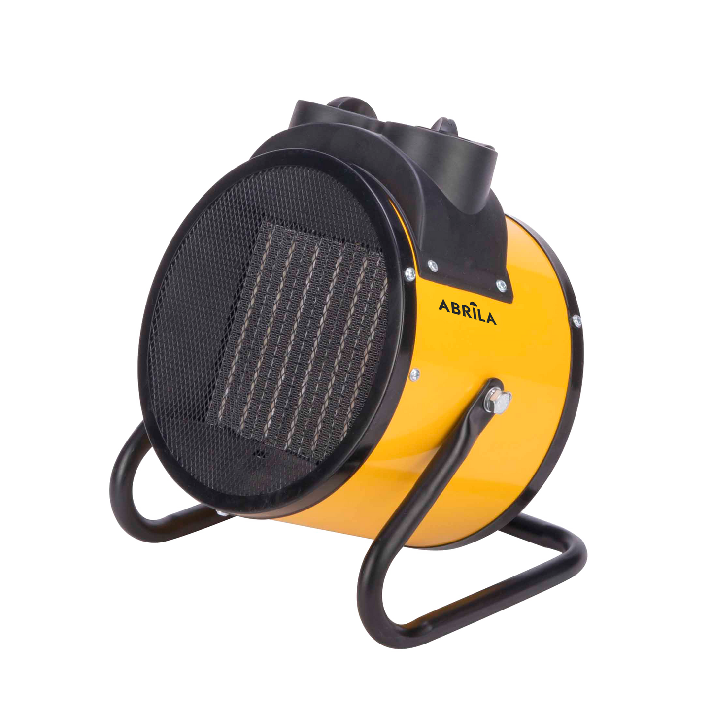 Termoventilador Cerámico Industrial DOVER 3000W Amarillo Fabrilamp / Abrila con asa de transporte