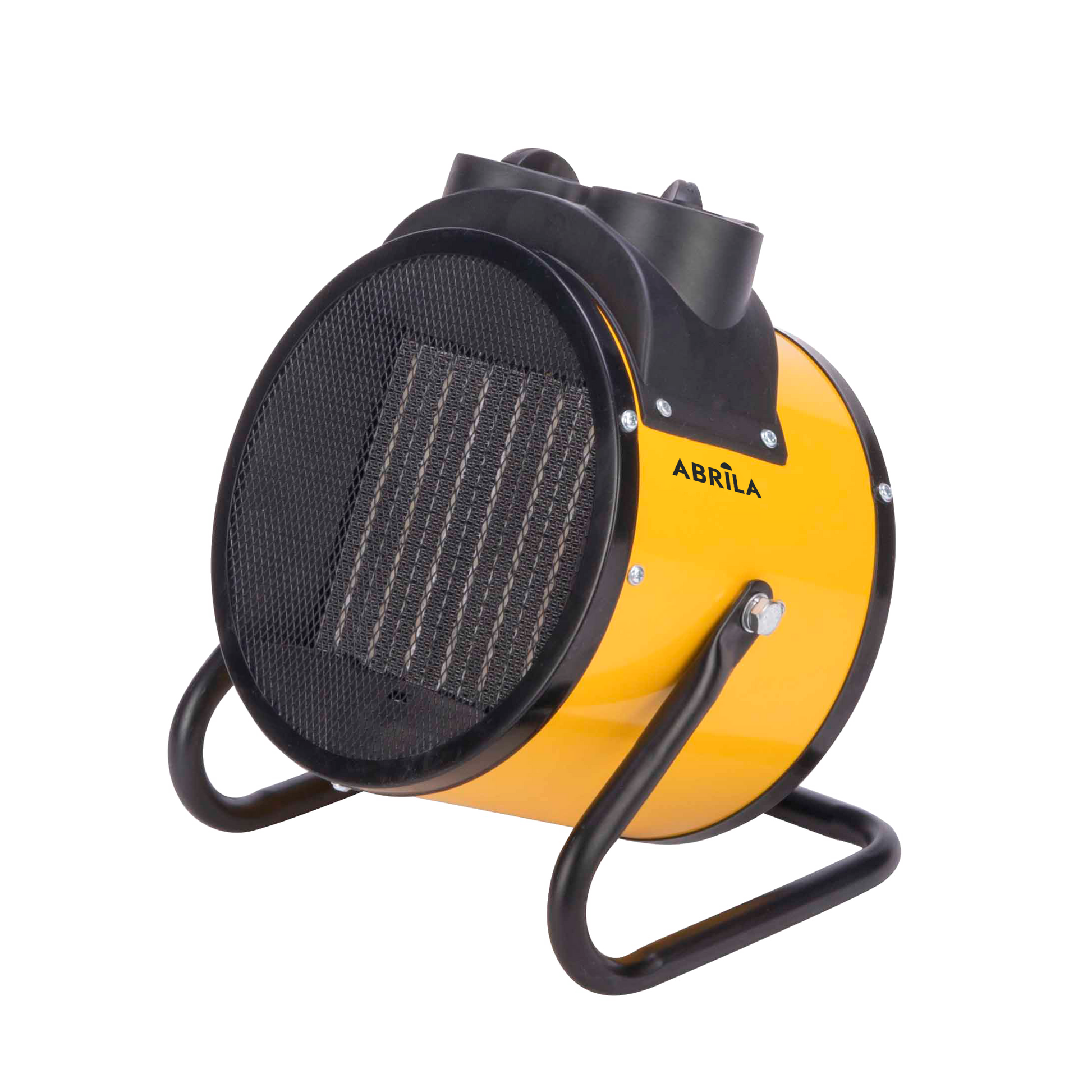 Termoventilador Cerámico Industrial DOVER 3000W Amarillo Fabrilamp / Abrila con asa de transporte