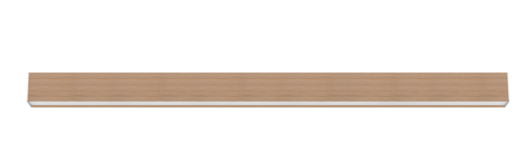 Luminaria Lineal LED Lineal CCT de Muñoz e Hijos (Lineal) en acabado Roble para techo o colgante - Ref 171220.

