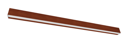 Luminaria Lineal LED Lineal CCT de Muñoz e Hijos (Lineal) en acabado Nogal para techo o colgante - Ref 171228.

