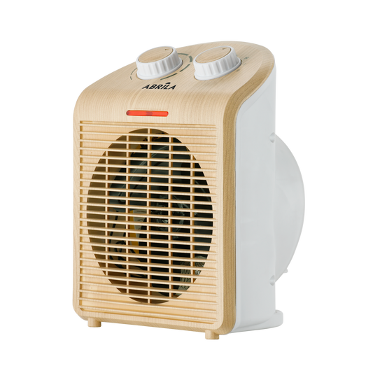 Termoventilador FERRY de Fabrilamp, detalle de controles y rejilla de salida de aire