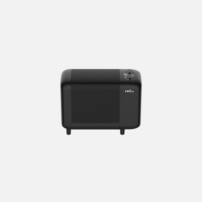 Radiador de Mica PINSAPO 600W Negro Fabrilamp con detalle del panel de control