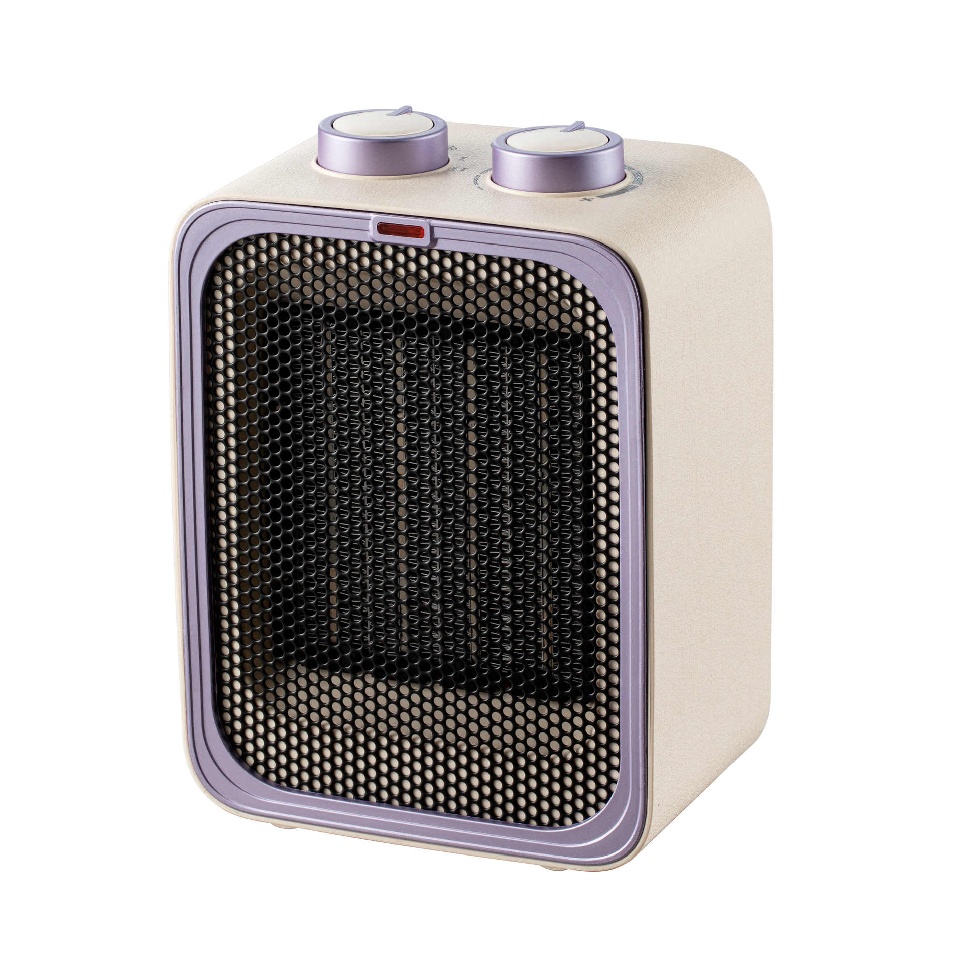 Termoventilador Cerámico JAYA 2000W Beis/Lila Fabrilamp / Abrila vista frontal