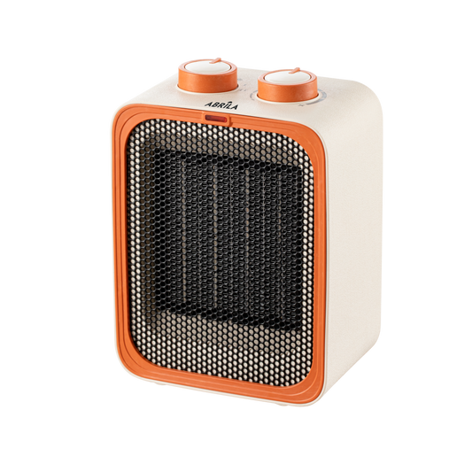 Termoventilador Cerámico JAYA 2000W Beis/Naranja Fabrilamp con diseño Vintage