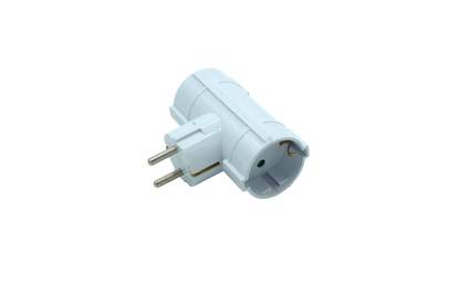 Adaptador práctico con 2 tomas ideal para salón