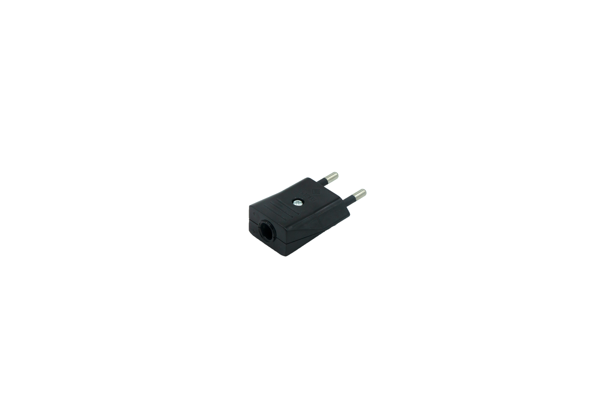 Elegante clavija retráctil negra ideal para la cocina