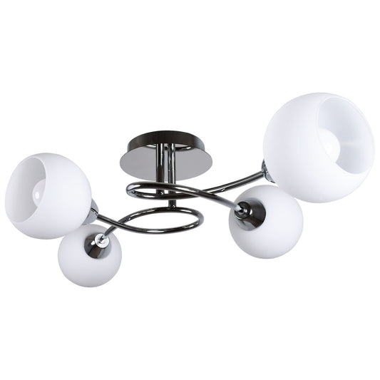 Plafón de techo UMBRIA LUMIT diseño cromo, referencia 174180420