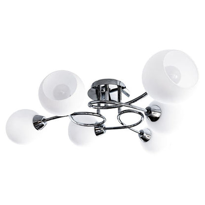 Plafón de techo UMBRIA LUMIT cromo, referencia 174180620
