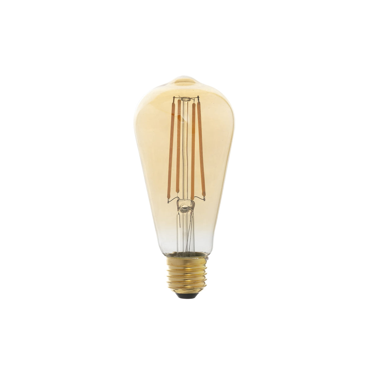 Bombilla LED Filamento Pebetero Ámbar E27 5W 2700K FARO - vista principal | FARO