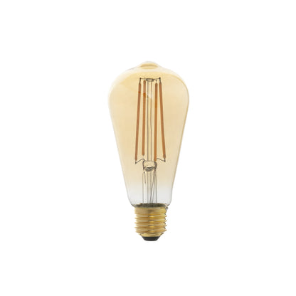 Bombilla LED Filamento Pebetero Ámbar E27 5W 2700K FARO - vista principal | FARO