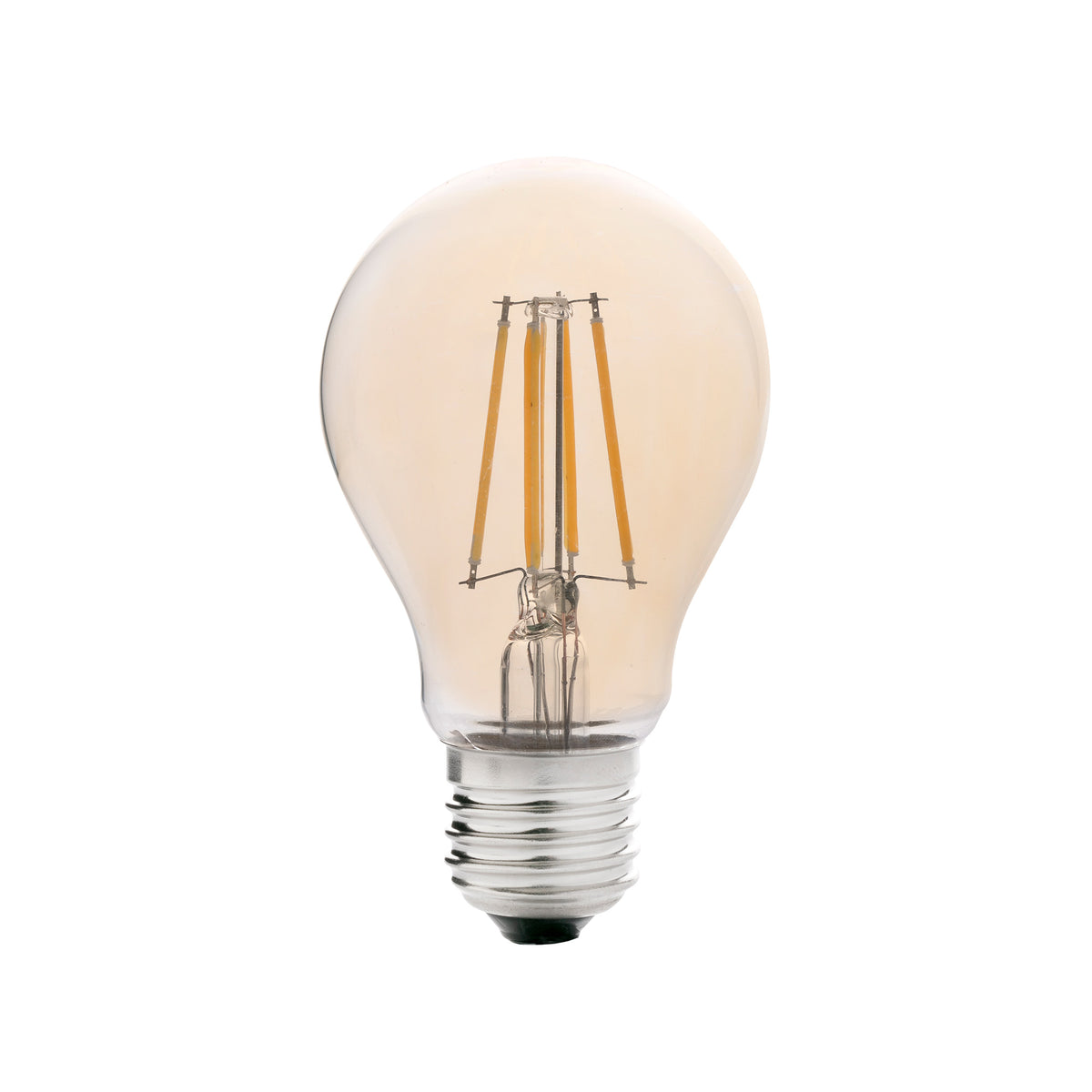 Bombilla LED de Filamento Estándar A60 Ámbar E27 4W 2200K FARO - vista principal | FARO