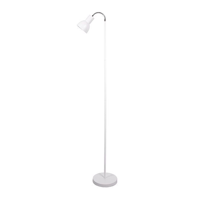 Lámpara de pie ASURAS LUMIT para salón, blanca, ref. 174440101
