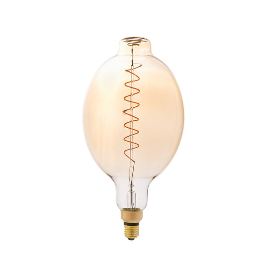 Bombilla LED Filamento Ámbar BT180 E27 8W 2000K FARO - vista principal | FARO