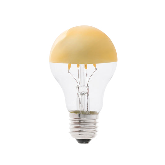 Bombilla LED Decorativa A60 E27 4W Espejo Oro 2700K Faro - vista principal | FARO