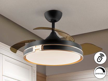 Ventilador de Techo Heron Schuller - Negro oro | Schuller