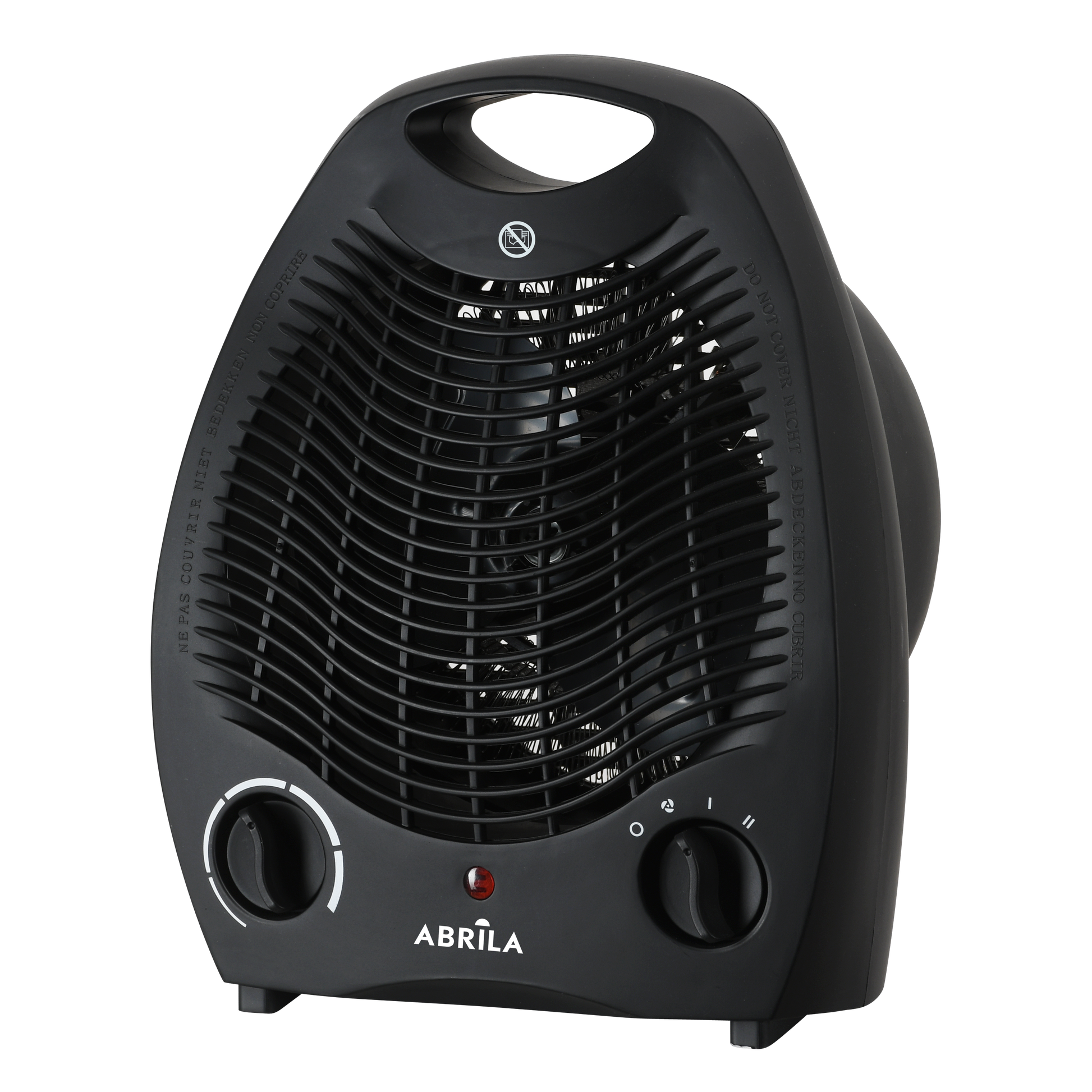 Termoventilador Eléctrico KRAKEN 2000W Negro Fabrilamp / Abrila con termostato regulable