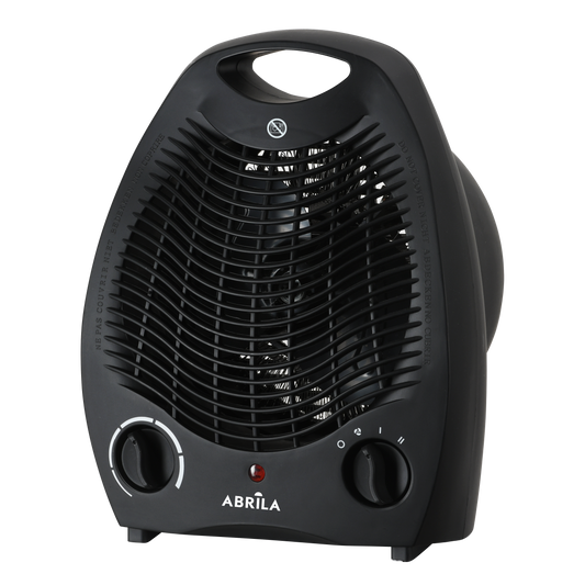 Termoventilador Eléctrico KRAKEN 2000W Negro Fabrilamp / Abrila con termostato regulable