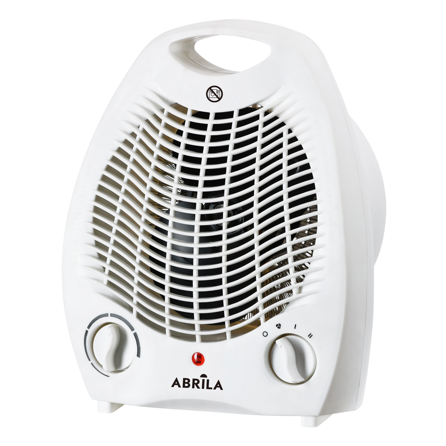 Termoventilador Eléctrico KRAKEN 2000W Blanco Fabrilamp con termostato regulable y asa de transporte