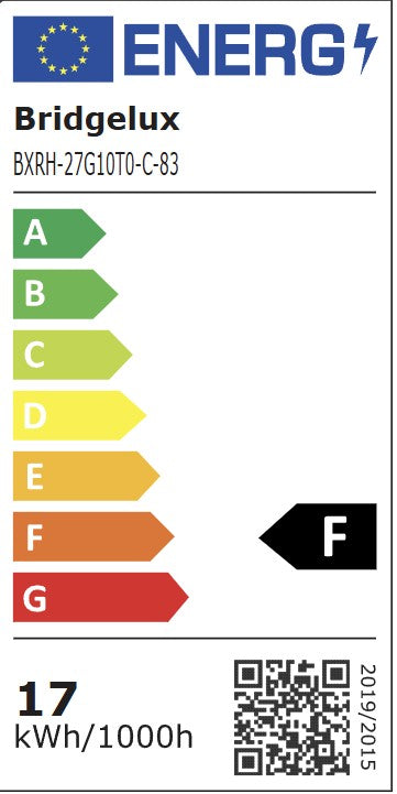 Etiqueta energética de Módulo LED Faro 10W 2700K 36° Negro Faro