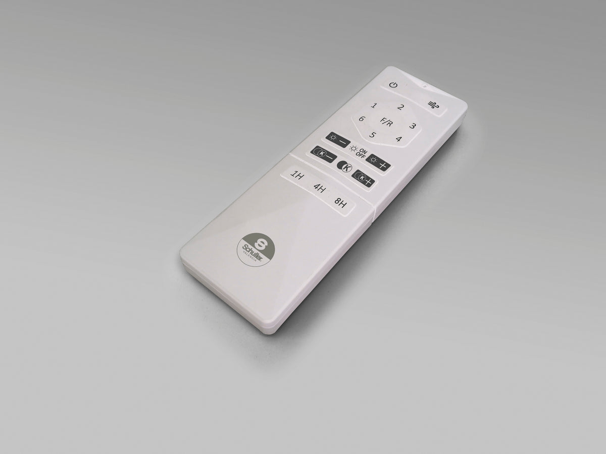 Ventilador de Techo con Luz Enzo 106 cm Negro Mate Schuller en ambiente decorado | Schuller