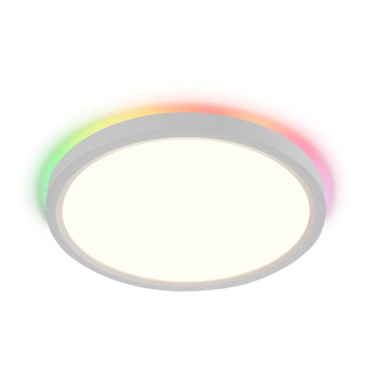 Plafón LED regulable Tanza ALEMAR blanco 40cm con RGB - Vista principal