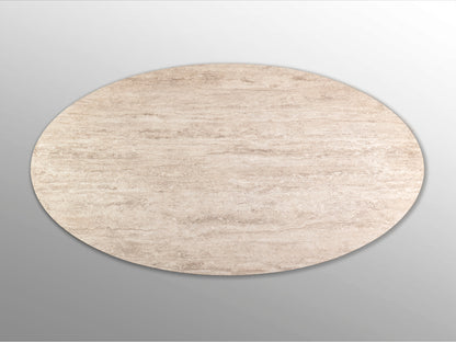Mesa de Centro Ovalada Travertino - Samara Schuller - 498814 - Vista 3