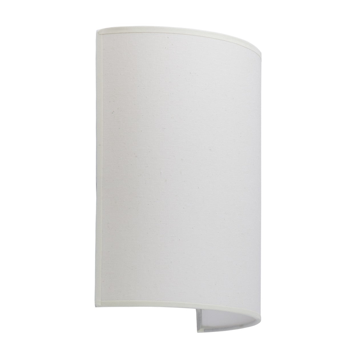 Aplique de pared 2 luces Tala ALEMAR con pantalla de algodón crudo - Vista principal