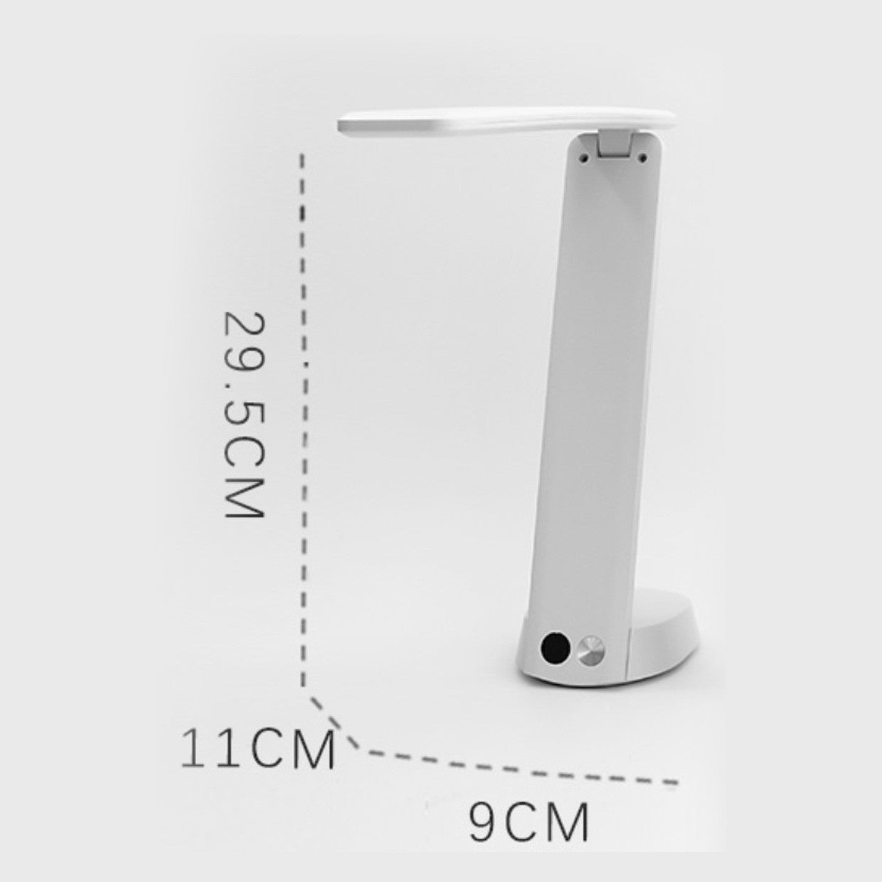 Esquema con dimensiones del flexo linterna LED BLUM ALEMAR