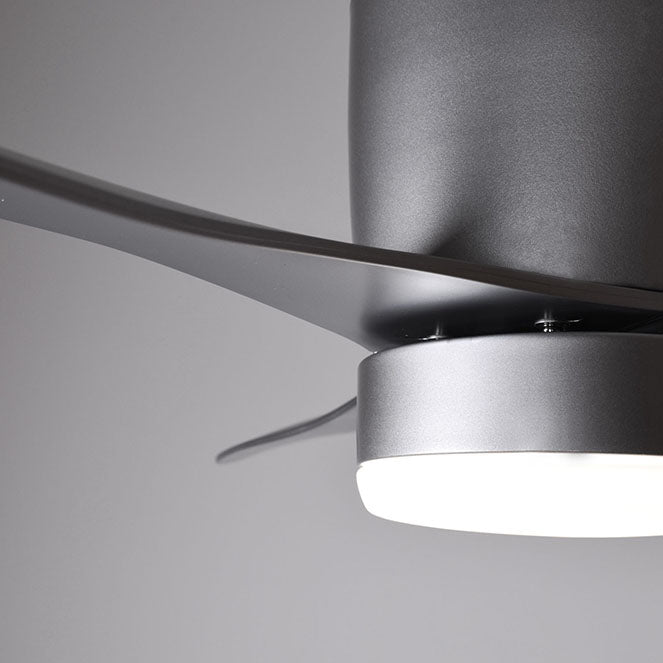 Detalles del Ventilador de Techo LUMIT NASIM Plata (Ref: 200295210B), 132cm, con Luz LED Integrada 16W 4000K, 6 Velocidades, Mando a Distancia, Modos Verano/Invierno, Temporizador.  Interlusa LUZGURÚ.
