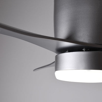 Detalles del Ventilador de Techo LUMIT NASIM Plata (Ref: 200295210B), 132cm, con Luz LED Integrada 16W 4000K, 6 Velocidades, Mando a Distancia, Modos Verano/Invierno, Temporizador.  Interlusa LUZGURÚ.
