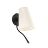 Aplique Lector LED LUPE FARO Negro y Beige 20032-88