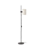 Lámpara de pie GUADALUPE FARO beige y negra, ref. 20034-80