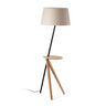TREEWOOD Lámpara de Pie Salón Madera Fresno FARO 20057 para diseño escandinavo