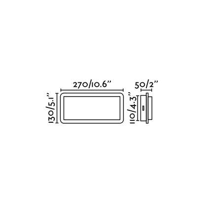 Aplique de pared con tecnología SMD LED integrada para eficiencia