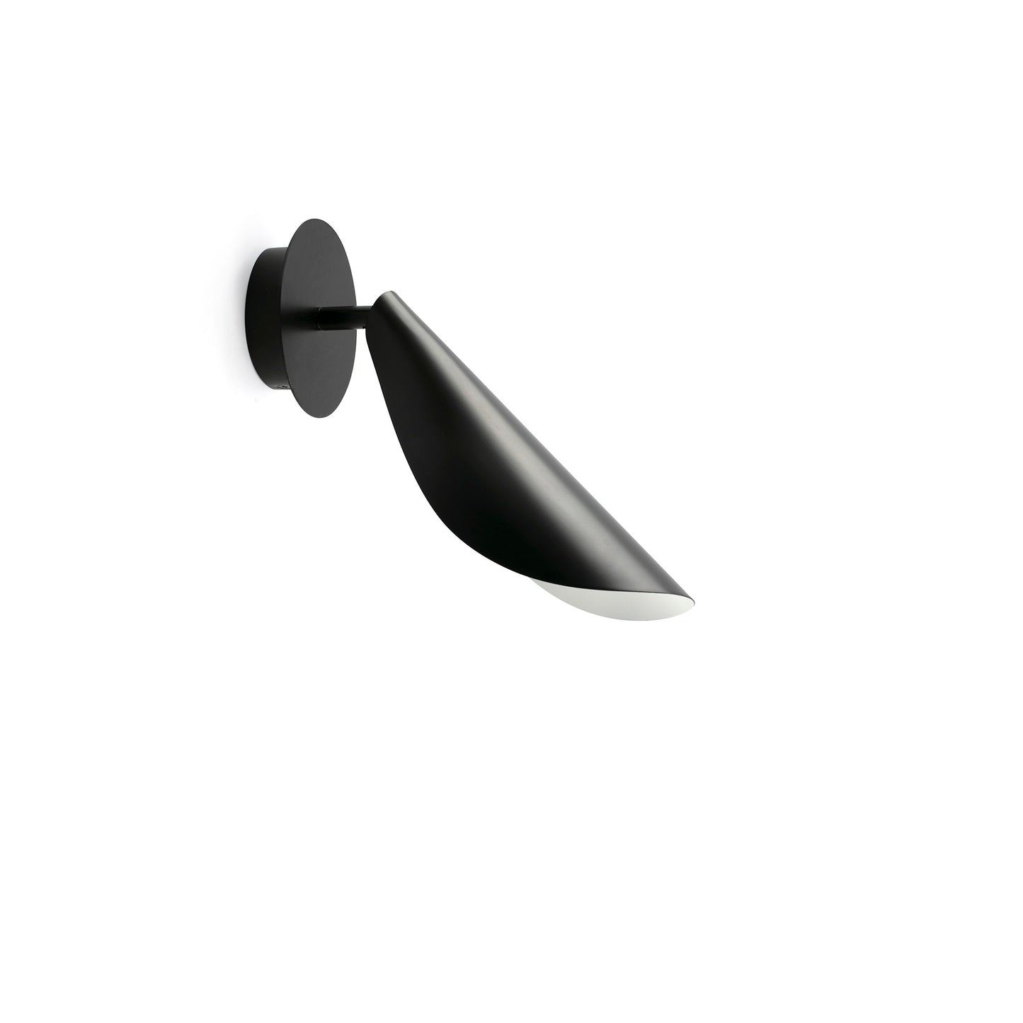 Liggera Aplique de Pared Orientable Negro FARO 20077 de diseño minimalista japonés