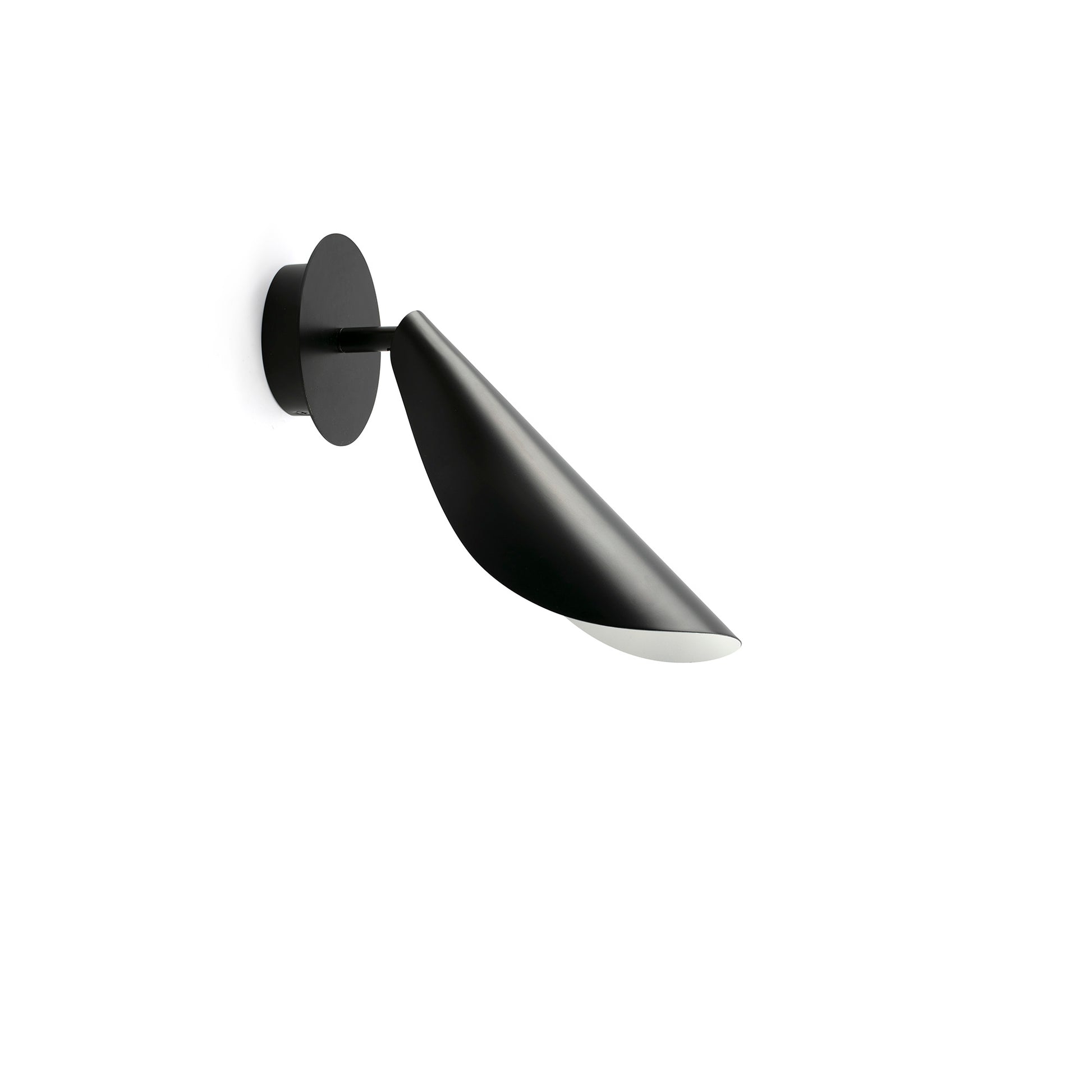 Liggera Aplique de Pared Orientable Negro FARO 20077 de diseño minimalista japonés