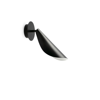 Liggera Aplique de Pared Orientable Negro FARO 20077 de diseño minimalista japonés