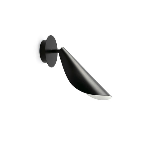 Liggera Aplique de Pared Orientable Negro FARO 20077 de diseño minimalista japonés