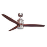 LUMIT 200795202B - Ventilador de Techo BRAVO Niquel/Wengue con Luz LED - LUZGURÚ
