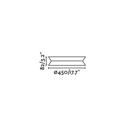Plafón LED con tecnología SMD LED para luz cálida de 3000K
