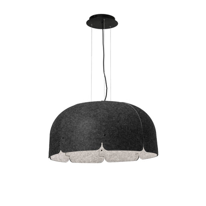 Lámpara Colgante Acústica MUTE 80 cm Gris Oscuro LED DALI FARO - vista principal | FARO