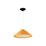 Lámpara colgante Saigon FARO diseño textil amarillo tostado, referencia 20120